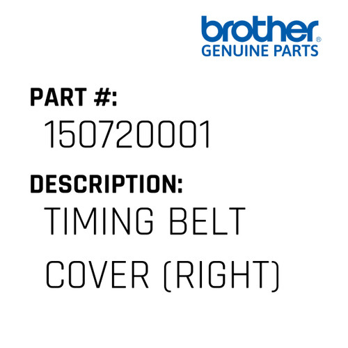 Timing Belt C0Ver (Right) - Genuine Japan Brother Sewing Machine Part #150720001