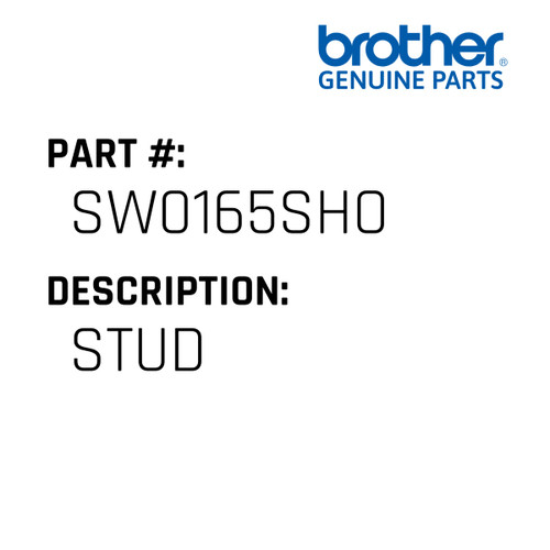 Stud - Genuine Japan Brother Sewing Machine Part #SW0165SHO