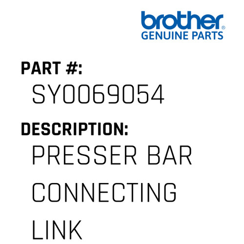 Presser Bar Connecting Link - Genuine Japan Brother Sewing Machine Part #SY0069054