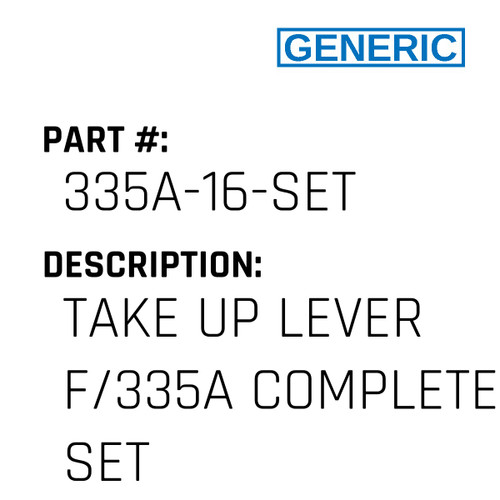 Generic Sewing Machine Spare Parts