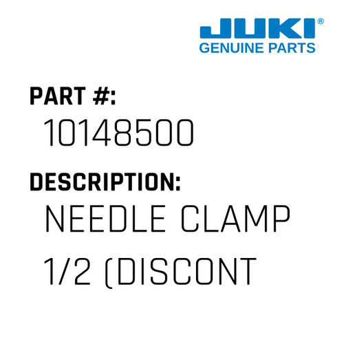 Needle Clamp 1/2" - Juki #10148500 Genuine Juki Part
