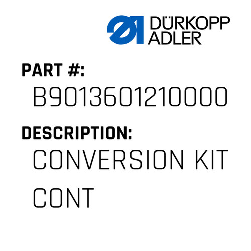 Conversion Kit Cont For Dürkopp Adler Original Part Number B90.136012.10.00.0
