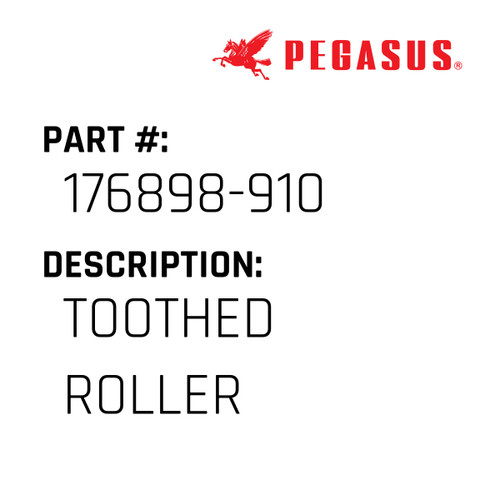 Toothed Roller Part Number 176898-91009 for Pegasus Sewing Machine Model TM625/RP323 Series