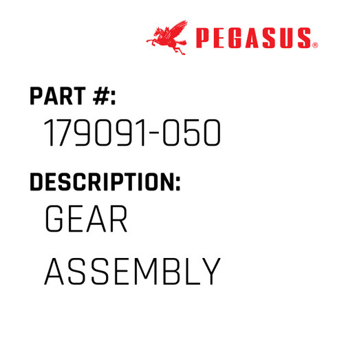 Gear Assembly Part Number 179091-05009 for Pegasus Sewing Machine Model S52 Series