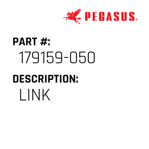 Link Part Number 179159-05009 for Pegasus Sewing Machine Model S52 Series