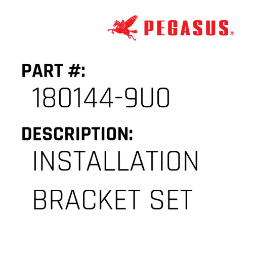 Installation Bracket Set Part Number 180144-9U009 for Pegasus Sewing Machine Model TM625 Series