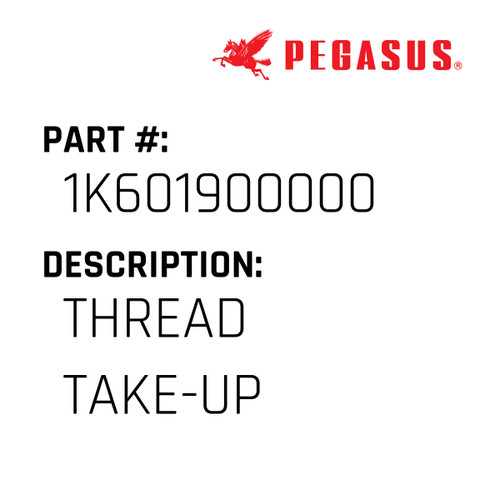 Thread Take-Up Part Number 1K6019000009 for Pegasus Sewing Machine Model GX5200 Series