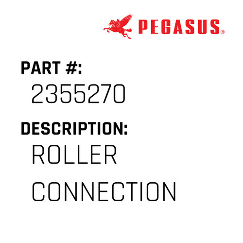 Roller Connection Part Number 235527000009 for Pegasus Sewing Machine Model FV200 Series