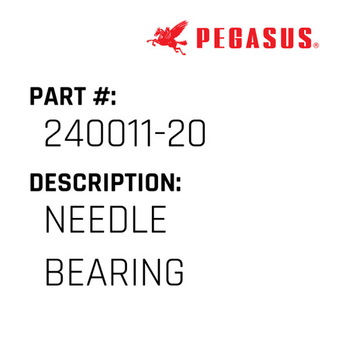 Needle Bearing Part Number 240011-20009 for Pegasus Sewing Machine Model S32 Series