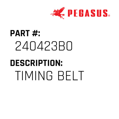 Timing Belt Part Number 240423B00009 for Pegasus Sewing Machine Model TM625 Series