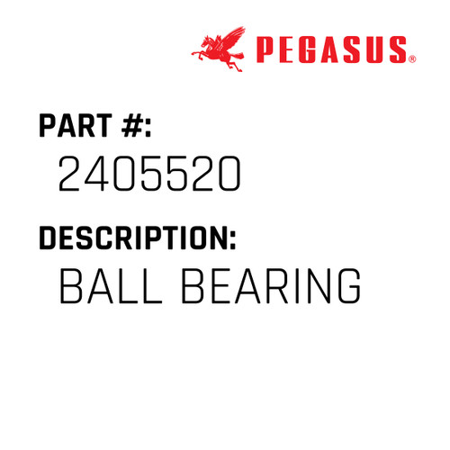 Ball Bearing Part Number 240552000009 for Pegasus Sewing Machine Model M900 Series