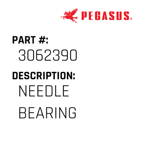 Needle Bearing Part Number 306239000009 for Pegasus Sewing Machine Model W500P/MD Series