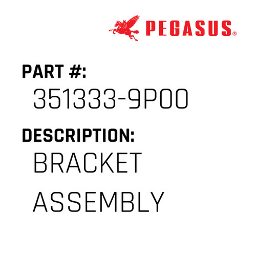 Bracket Assembly Part Number 351333-9P009 for Pegasus Sewing Machine Model MD440 Series