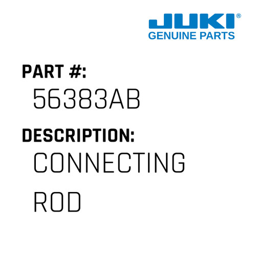 Connecting Rod - Juki #56383AB Genuine Juki Part