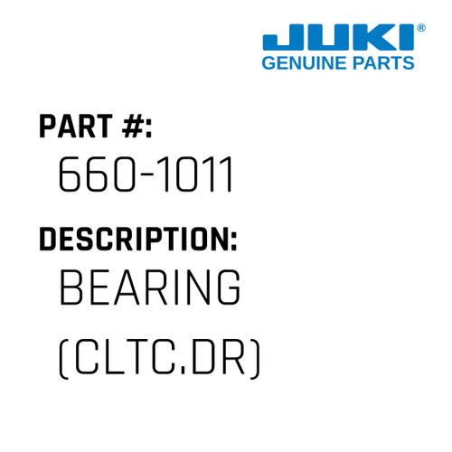 Bearing - Juki #660-1011 Genuine Juki Part