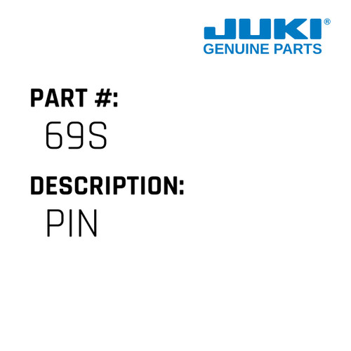 Pin - Juki #69S Genuine Juki Part