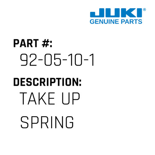Take Up Spring - Juki #92-05-10-1 Genuine Juki Part