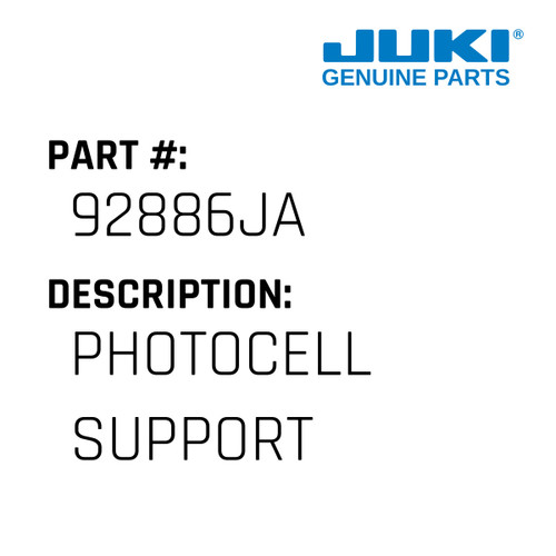Photocell Support - Juki #92886JA Genuine Juki Part