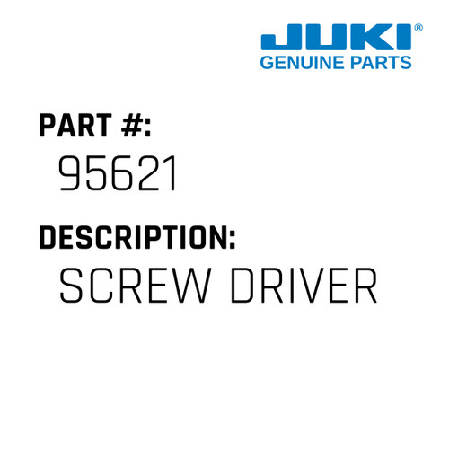 Screw Driver - Juki #95621 Genuine Juki Part