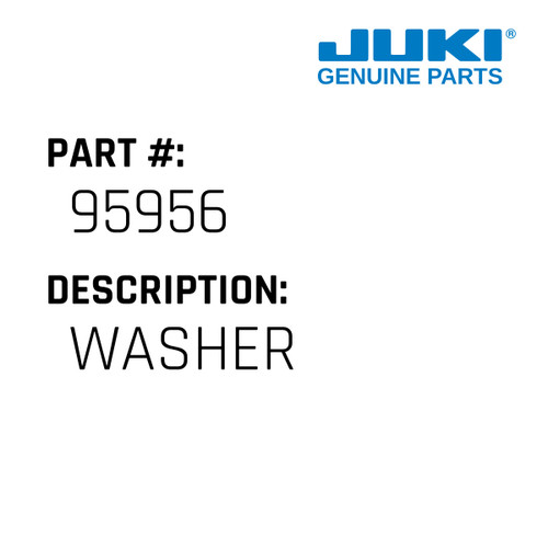 Washer - Juki #95956 Genuine Juki Part