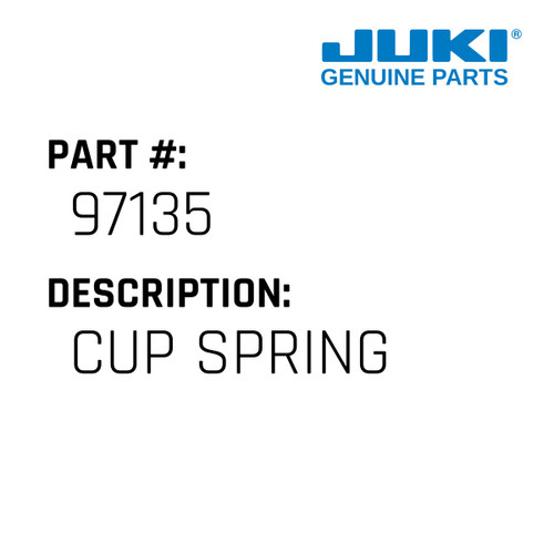Cup Spring - Juki #97135 Genuine Juki Part