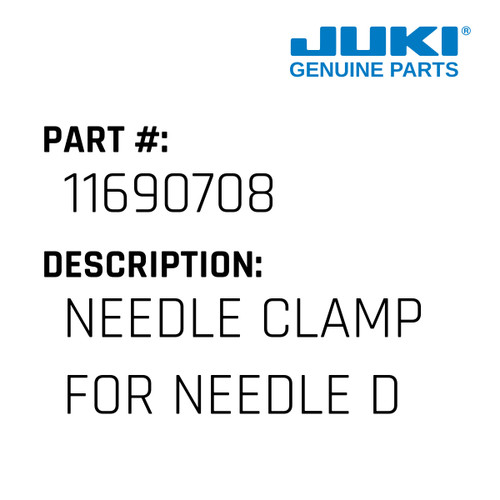 Needle Clamp - Juki #11690708 Genuine Juki Part