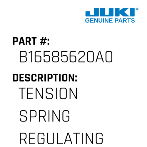 Tension Spring Regulating Arm - Juki #B16585620A0 Genuine Juki Part