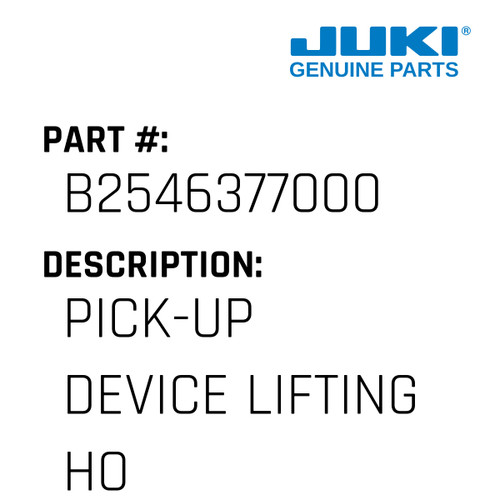 Pick-Up Device Lifting Hook - Juki #B2546377000 Genuine Juki Part