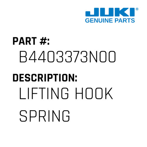 Lifting Hook Spring - Juki #B4403373N00 Genuine Juki Part