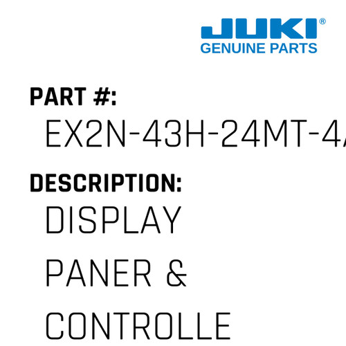 Display Paner & Controller Plc - Juki #EX2N-43H-24MT-4AD-2PT2V Genuine Juki Part