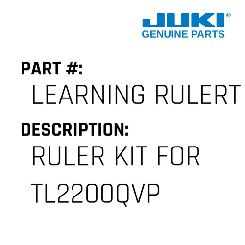 Ruler Kit - Juki #LEARNING RULERT SET Genuine Juki Part