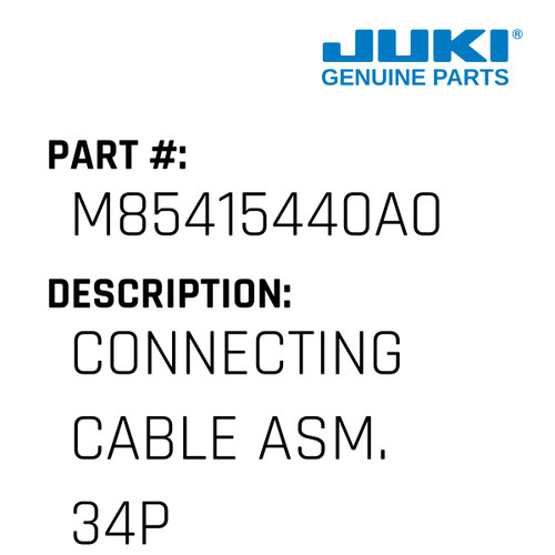Connecting Cable Asm. 34P - Juki #M85415440A0 Genuine Juki Part