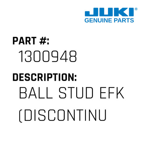 Ball Stud Efk - Juki #1300948 Genuine Juki Part
