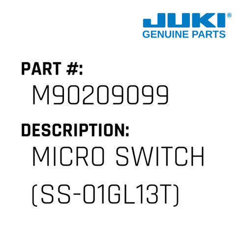 Micro Switch - Juki #M90209099 Genuine Juki Part