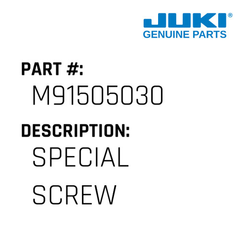 Special Screw - Juki #M91505030 Genuine Juki Part
