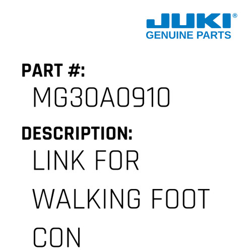 Link - Juki #MG30A0910 Genuine Juki Part