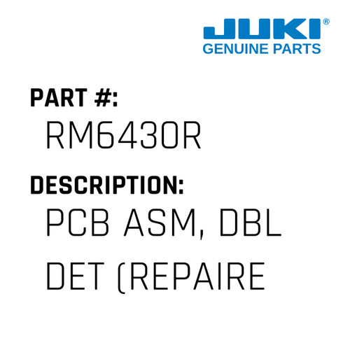 Pcb Asm, Dbl Det - Juki #RM6430R Genuine Juki Part