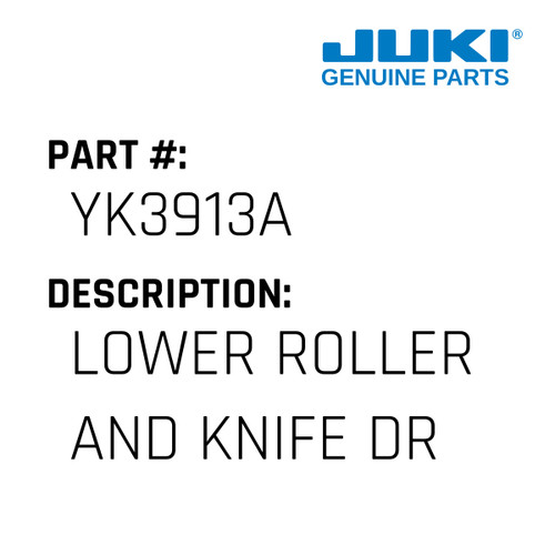 Lower Roller And Knife Drive Motor - Juki #YK3913A Genuine Juki Part
