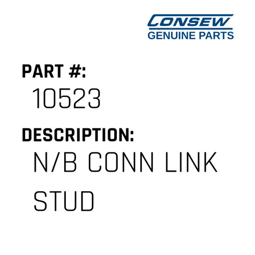 N/B Conn Link Stud - Consew #10523 Genuine Consew Part