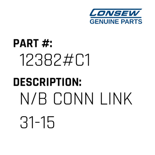N/B Conn Link 31-15 - Consew #12382#C1 Genuine Consew Part