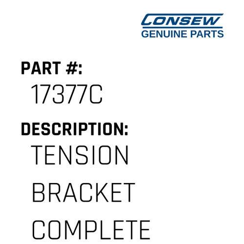 Tension Bracket Complete - Consew #17377C Genuine Consew Part