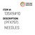 (Pfx797) Needles - Organ Needle #135X9#10