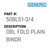 Dbl Fold Plain Bindr - Generic #508LS1-3/4