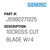 10Cross Cut Blade W/4 - Generic #J5982271225