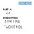 4-Pk Fine Tackit Ndl - Generic #T44