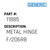 Metal Hinge F/206Rb - Generic #11885
