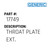 Throat Plate Ext. - Generic #17749