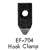 Hook Clamp F/Freccia - Generic #EF-704