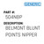 Belmont Blunt Points Nipper - Generic #504NBP