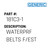 Waterprf Belts F/Est - Generic #181C3-1